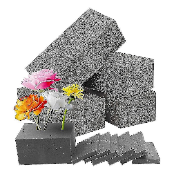 Pakke Tørr Blomsterskum Kunstig Blomst Vått Blomsterskum Grå (C)