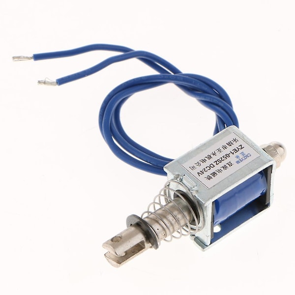 2xZYE1-0520Z Öppen Ram Linjär Mini Push Pull Solenoid Elektromagnet Återställning (C)