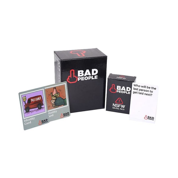Hett säljande Bad People Party Game Party Game Du förmodligen inte borde spela och Nsfw Expansion Pack Basic Edition