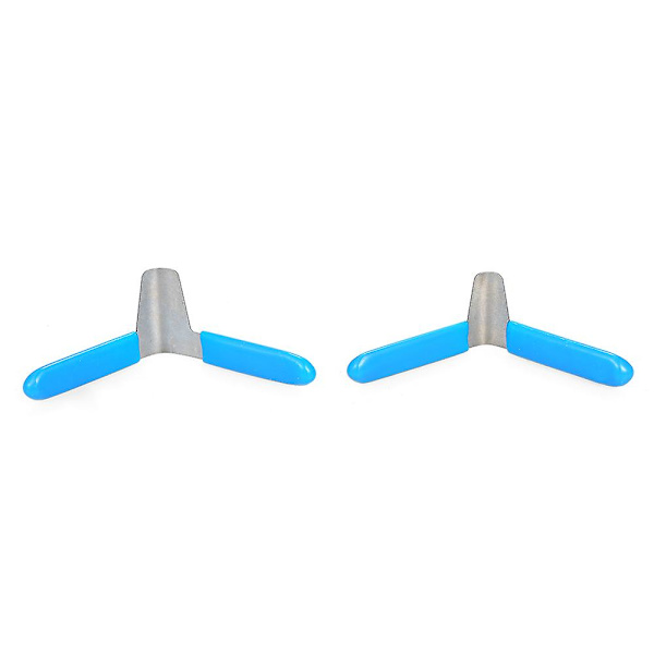 10 st hänglåsshimsplockar set låsplock låsöppningstillbehör övningslåsverktyg hem (blå)[C]