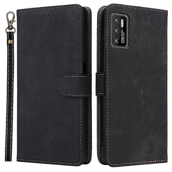 Plånboksfodral för Cubot P50 med RFID-blockering, PU-läder, stativfunktion - Grön Multicolor Black