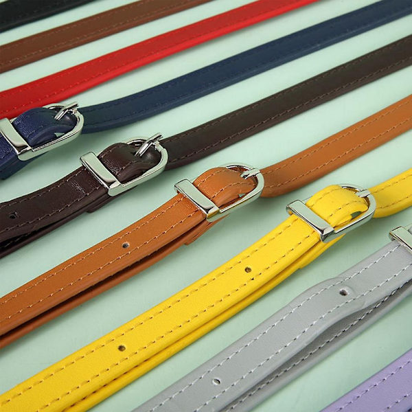 Pu Læder Håndtaske Skulderrem Crossbody Taske Justerbare Remme Udskiftning Red