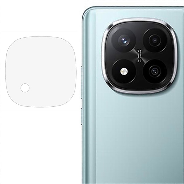 AS Kameralinsskydd i härdat glas med hög klarhet för Xiaomi Redmi Note 14 Pro 5G (C)