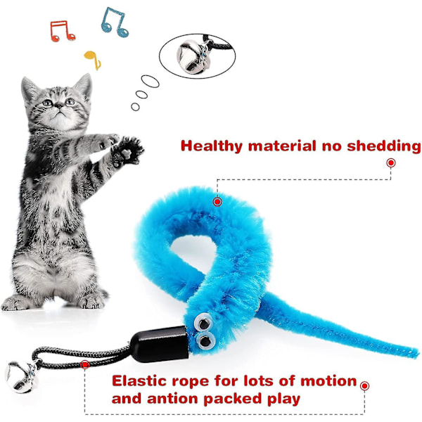 12 st Kattmaskleksaker, Kattstavsbyte, Interaktiva Kattstavsbyte Kattstavsfyllnadstillbehör