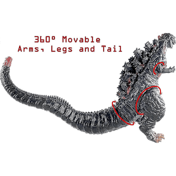 Shin Godzilla, 2021 Film-serie Rörelseledade Actionfigurer Mjuk Vinyl