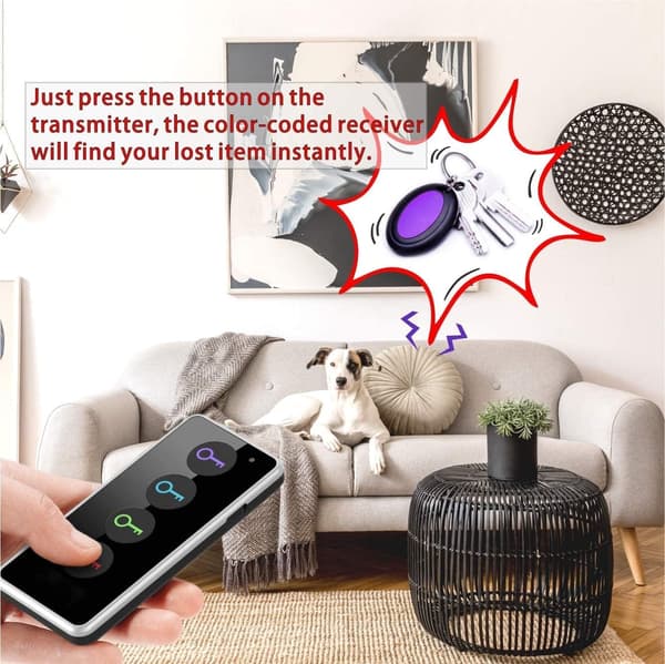 Avaimenperät, 80 DB langaton RF 39,6 m kantamalla, kaukosäädin LED-taskulampulla