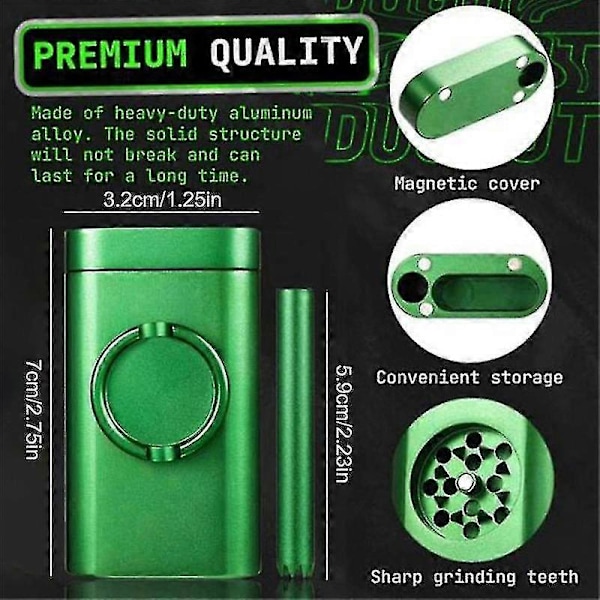 All-in-one Dugout Grinder Container Förvaringsfodral Med Mini Grinder