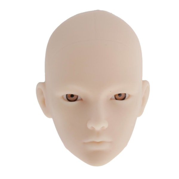 1/6 BJD Dukkehodeform uten Øyne Sminke DIY Dukker Kroppsdeler Utstyr (C)