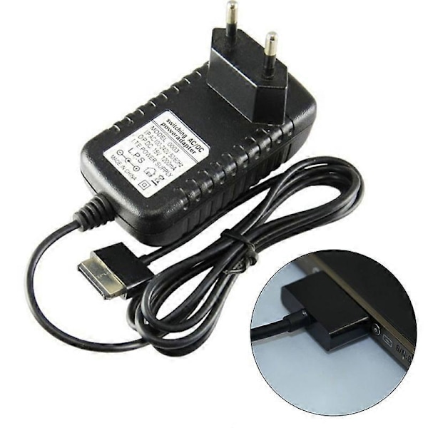 US/EU Stik AC Strømforsyning Laptop Væglader Adapter til ASUS TF300T TF700 (C)