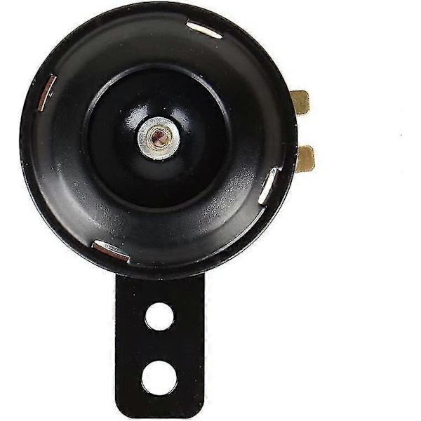 Moottoripyörän torvi, 12V 105dB Super Loud Skootteri Mopo Maastopyörä Go Kartit Vespat Mönkijä Moottoripyörän Ilma-auton torvi 65mm A24 Musta 1kpl) - Varastossa (C)