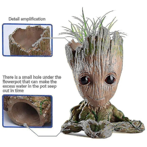 Groot Blomkruka Treeman, söt Blomkruka, pennställ, kontorsorganisatör