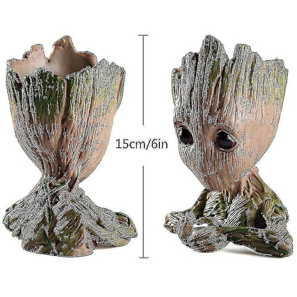 Groot Blomkruka Treeman, söt Blomkruka, pennställ, kontorsorganisatör