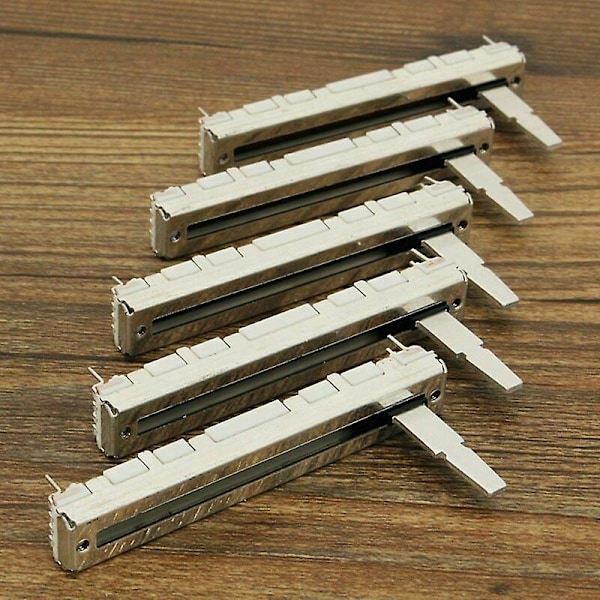 5 stk. Kanal-fader til Pioneer DJM300 400 500 600 700 800 2000 DCV1010 10kΩ (C)