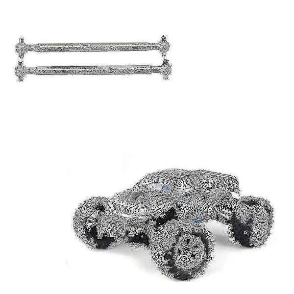 2 st metall bakre dogbone drivaxel Qwj03 för Xinlehong Q901 Q902 Q903 9130 9136 9137 1/16 Rc bil S[C]