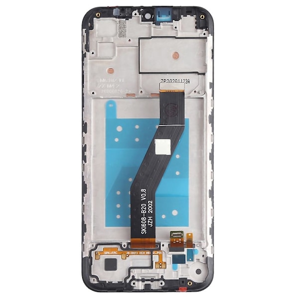LCD-skärm och pekskärm för Motorola Moto E6s (2020) XT2053, Grade B, med ram