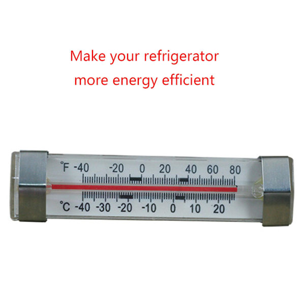 Industrielt kjøleskap/fryser-termometer, sikre temperaturindikatorer måleområder -40-27/-40-80 F[C]