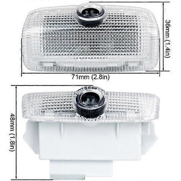 4 st LED-logoljus för Infiniti Välkomstljus Fx/G/M/Ex/Qx60/Qx70/Q60/Q70/Q50 Dörrprojektorljus