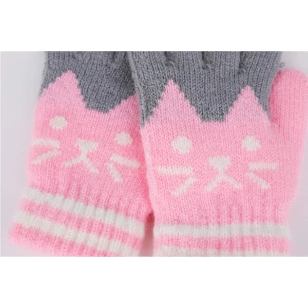 Vantar Vinter Höst Varma Hel Finger Stickade Utomhus Mi DXGHC