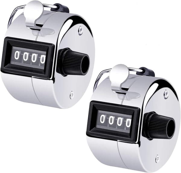 Räkningssystem 4-siffrig Personräknare 2-pack