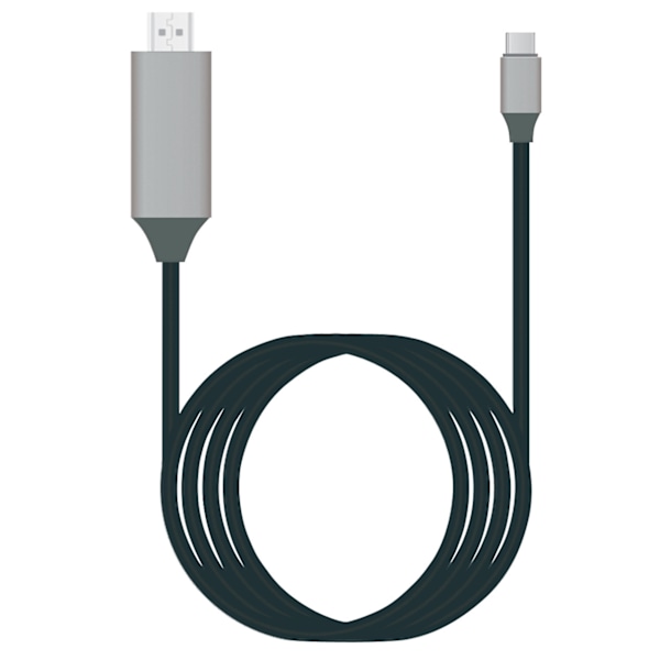 [Apple MFi-sertifisert] Lightning til HDMI-adapter, HDTV-kabeladapter kompatibel med iPhone, iPad, iPod 1080p Digital AV Syn