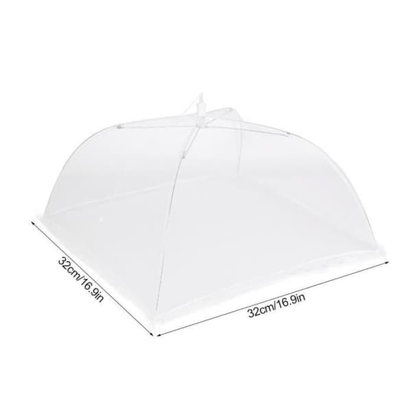 Matkåpa - Vikbar - Återanvändbar - Vit Mesh[YJD] White