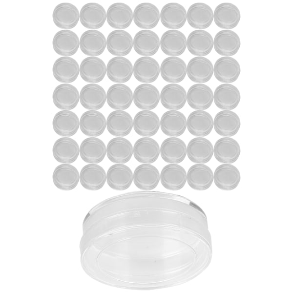 50 st 33 mm Cylindriska Transparenta Urdelar Förvaringslåda Reparation Reservdelar Fall [C]