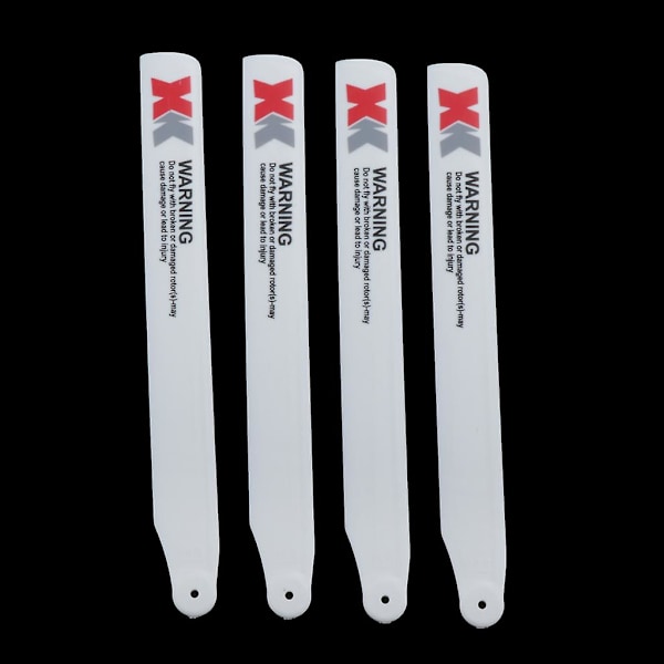 4st RC Drönarpropellrar för XK K124.005 Flygplanskroppsdelar Tillbehör Vit (C)