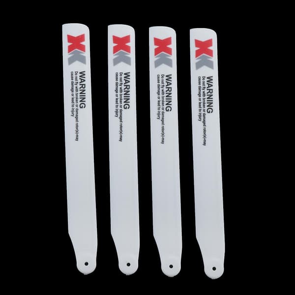 Hvide 4-dele RC Drone Propeller til XK K124.005 Flykropsdele Tilbehør