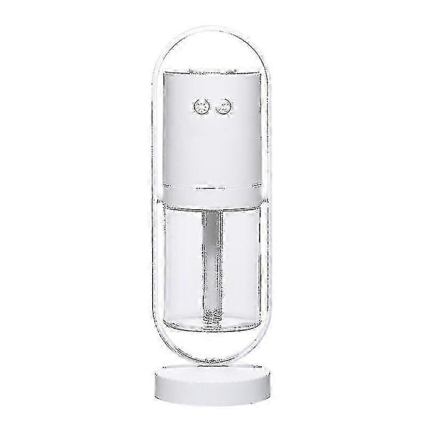Liten Luftfukter Husholdningsluftfukter Billuftfukter USB-luftfukter Bærbar Luftfukter Hvit (C)