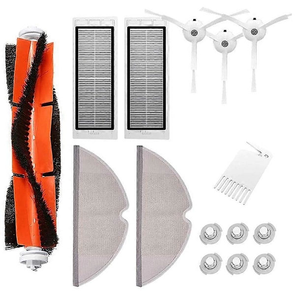 Huvudborste Sidoborste Hepa Filter Tillbehör för S50 S51 S55 S5 S6 Robotdammsugare Reservdel (C)
