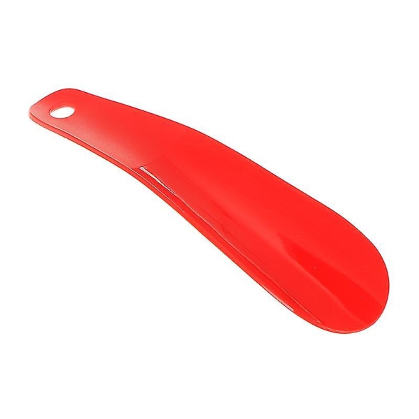 1 stk. 16 cm Sko Horn Plast Sko Horn Skeformet Sko Horn Sko Løfter Fengshuo[C] Red