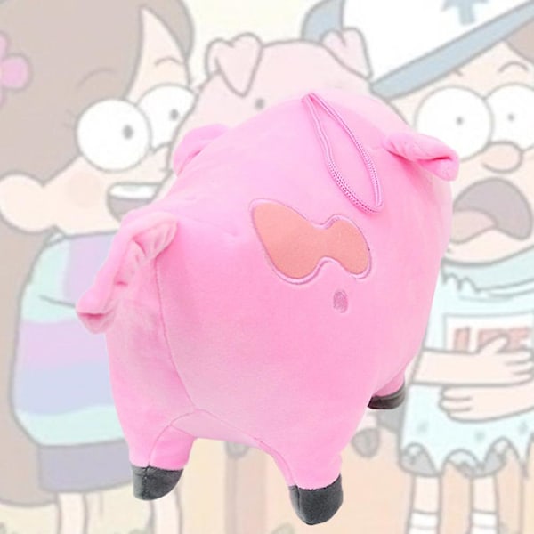 Rosa Grisse Gravity Falls Omgivning Söta och Lekfulla Grisse Plyschleksaker Presenter för Pojkar Flickor 18cm*10cm