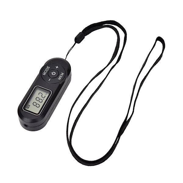 Dsp Fm Radio Bærbar Sportsradiomodtager Med Lcd Display Fm Radio Hovedtelefon