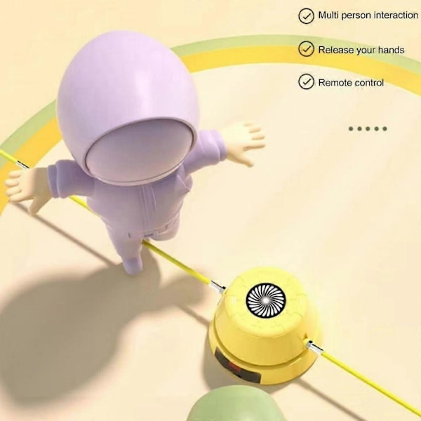Hyperhop Automatisk Hopptränare, Hopprepsmaskin, Automatisk Rephoppningsmaskin (C) Blue