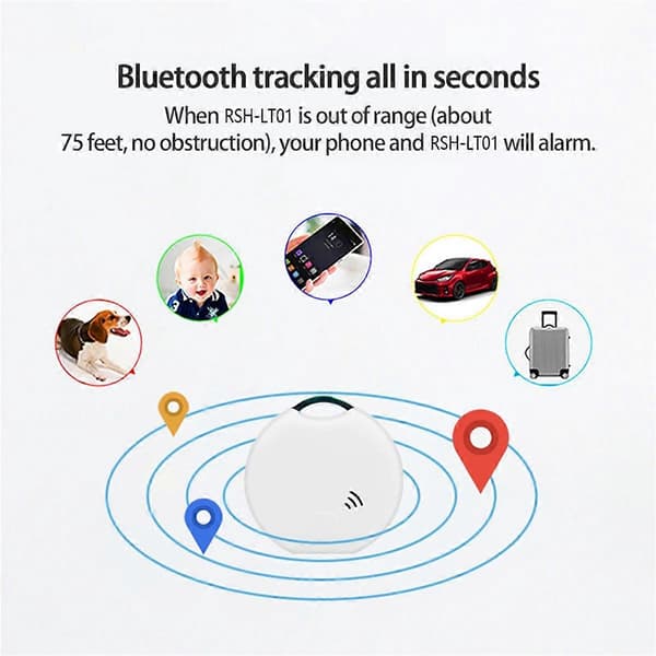 Bluetooth AirTag Tracker Kompatibel med Android/iOS, 2 stk