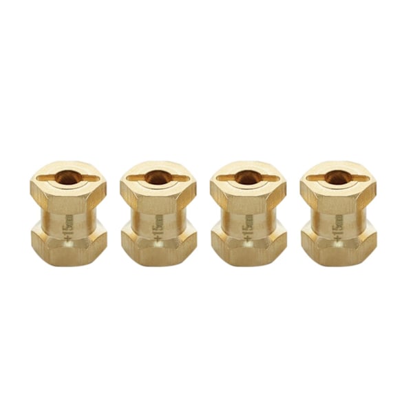 RC Messing Hjul Hex Hub Drive Adapter 4 stk. For Axial Scx10 RC Crawler 15mm (C)