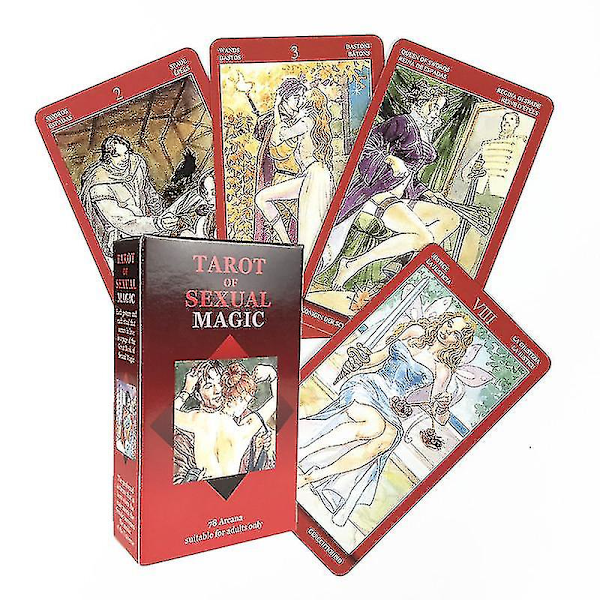 Høj kvalitet Tarot Of Sexual Magic Tarot Kort Bordspil Kort Spillekort Ferie Familie Fest Gave Wholsale78pcs Tt66
