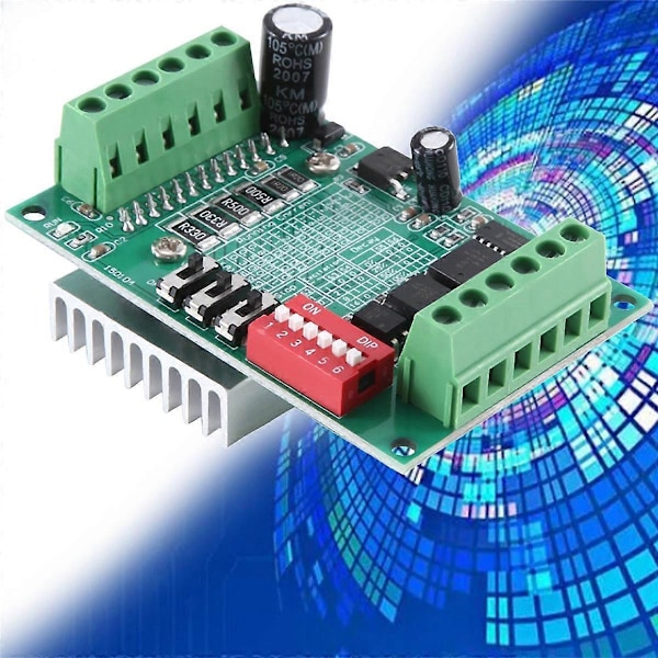 TB6560 3A Stepper Motor Driver 10-trinns strøm Multifunksjons Stepper Motor Driver Board Enkelt Akse As Shown