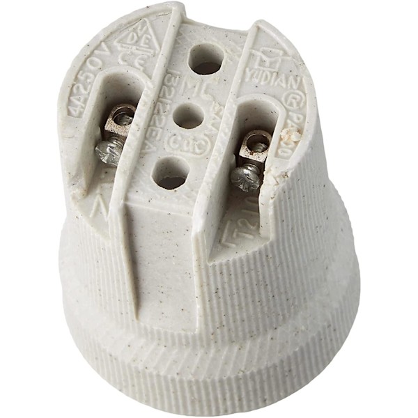 E27 Porcelæn Skruefatning