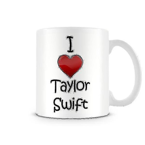 Jeg Elsker Taylor Swift Trykt Krus