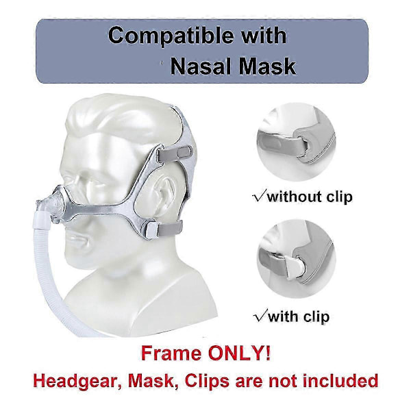 2-pack Tygram för Wisp Nasalmask, Ersättning för Tygram (C)