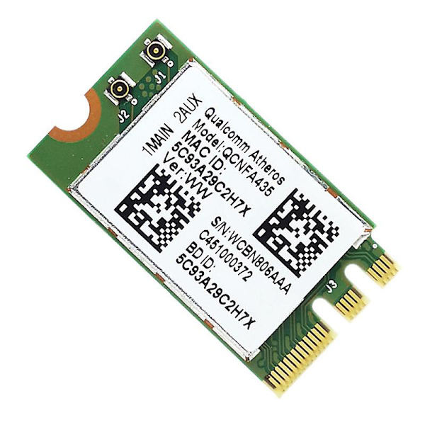 Trådlöst adapterkort för Qualcomm Atheros QCA9377 QCNFA435 802.11AC 2.4G/5G NGFF WIFI-kort Bluetooth 4.1