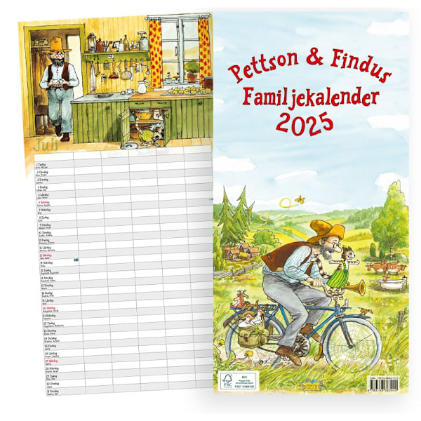 Pettson & Findus Familiekalender 2025