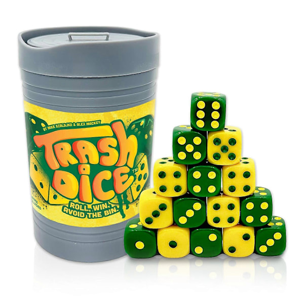Trash Dices -peli, jännittävä 2 pelaajan noppapeli juhliin (C)