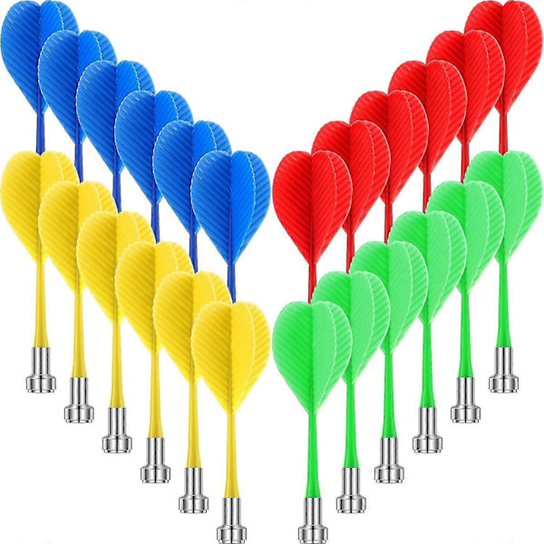 24-pack Magnetiska Dartpilar Säkerhetsersättningspilar Inomhusspel Målskydd C5