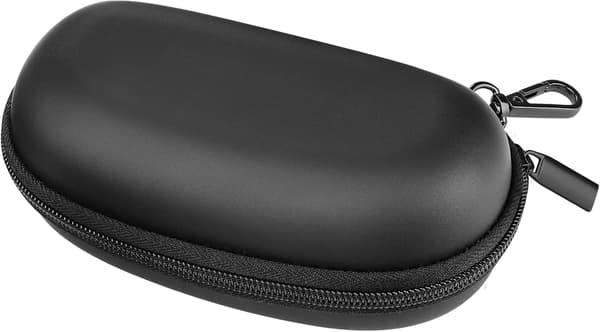 Skyddande solglasögonfodral med karbinhake, unisex PU stötsäker