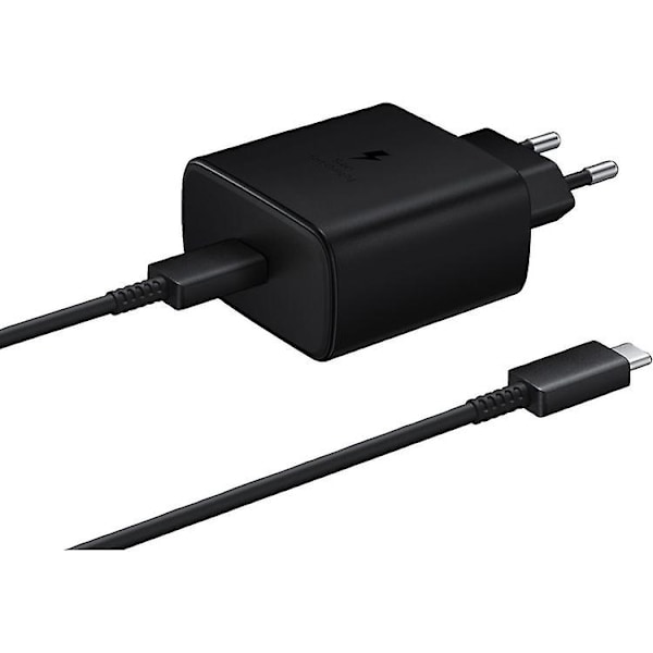 Retail EP-T4510XBE 45W, 3A Netdel Fast Charge PD Ladegerät, USB-C Kabel - sort