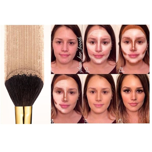 Bronzer Highlighter & Blush Bronzer Blush Makeup Palette Blusher Palette 03 (C)