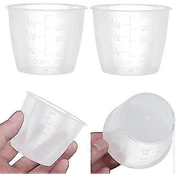 Förpackning Plast Transparent Graderade Mätkoppar Ris Mätkoppar Elektrisk Riskokare Ersättningskoppar Köksartiklar Klar One Size (C)