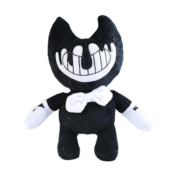 Bendy Pludsetøj 11.8in Sort Hvid Bendy And The Ink Machine Fyldt Legetøjs Pludsedukke Z